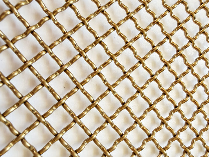 Wire Mesh Brass "SR" Creative Grille Mesh