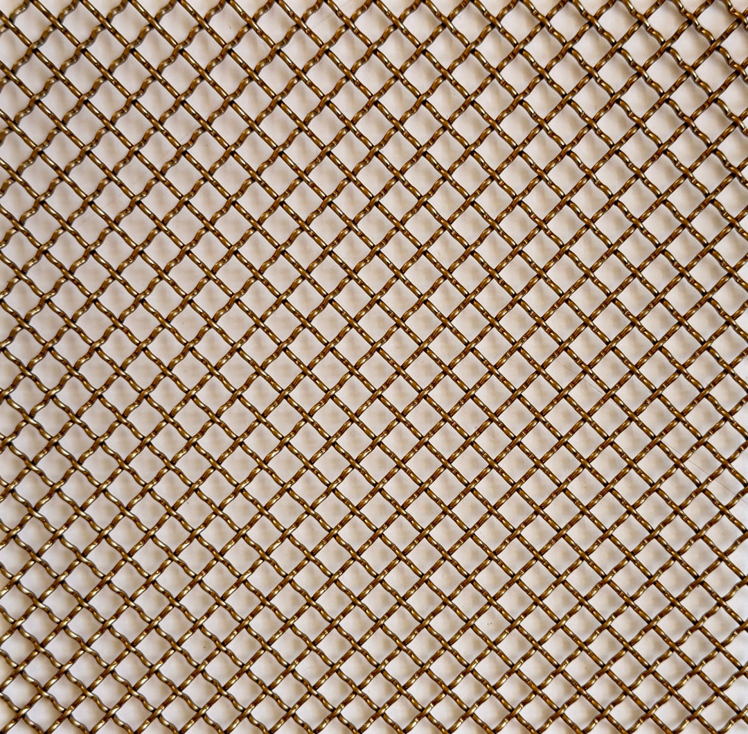 Wire Mesh Brass "SR" Creative Grille Mesh