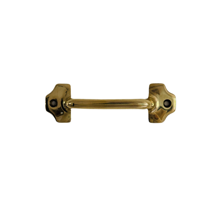 Polished Brass Sash Lift Drawer Pull | Solid Brass Handle Pull ~ 3-3/4"