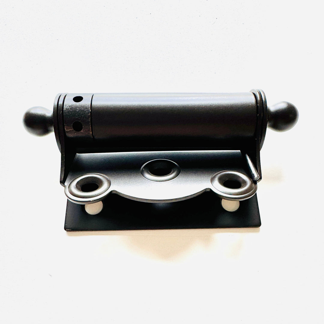 Oil rubbed Bronze Finished Brass Half Surface Spring Door Hinge with Ball-Tips