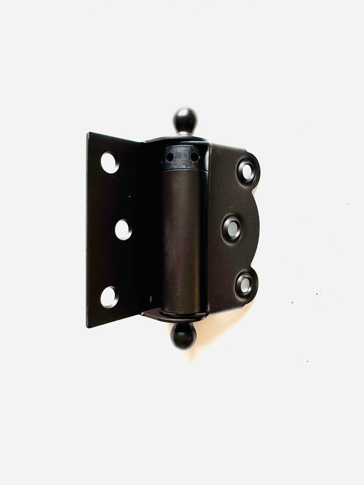 Oil rubbed Bronze Finished Brass Half Surface Spring Door Hinge with Ball-Tips