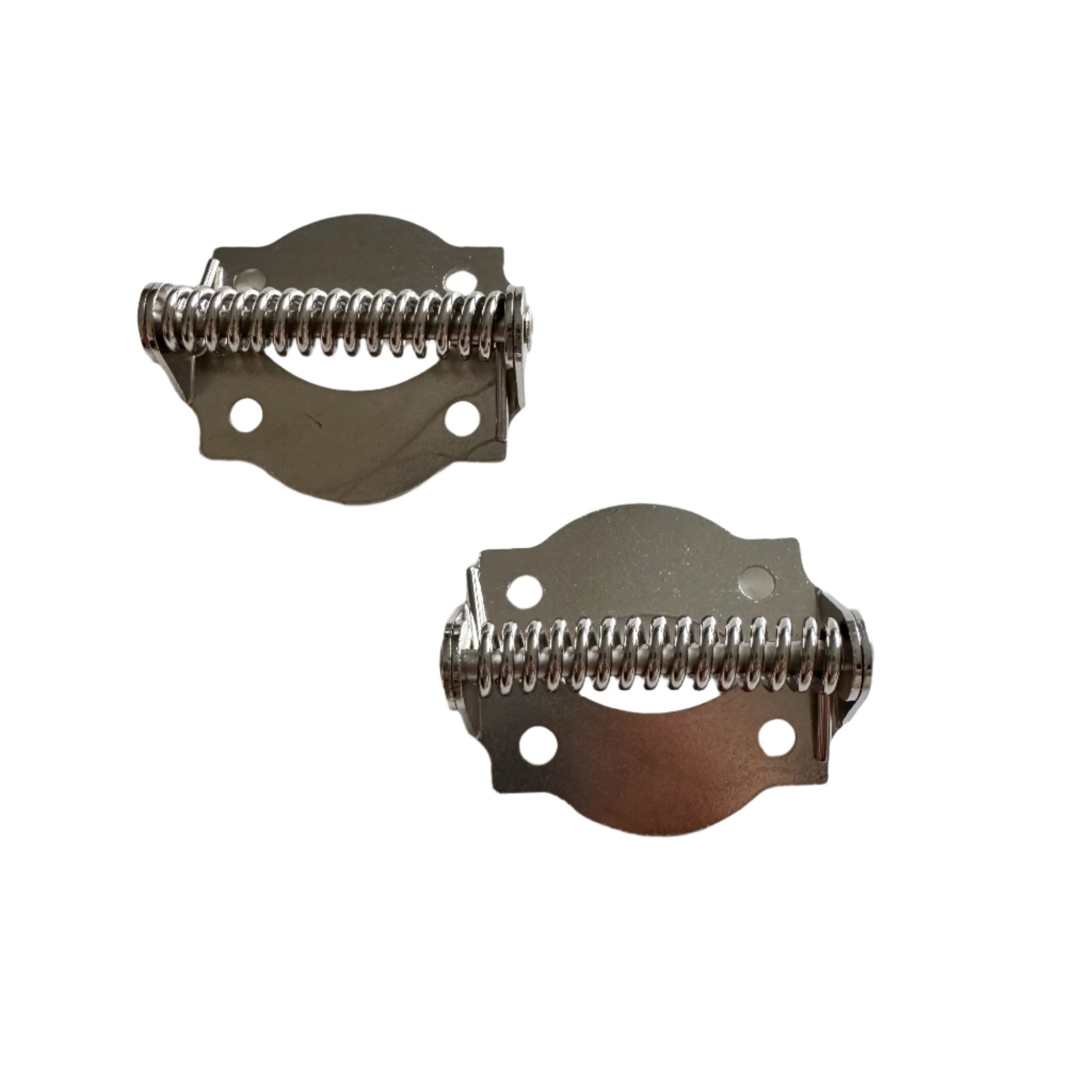 Polished Nickel Finished Steel Spring-Loaded Screen Door Hinges - Purdy Hardware - Door Hardware