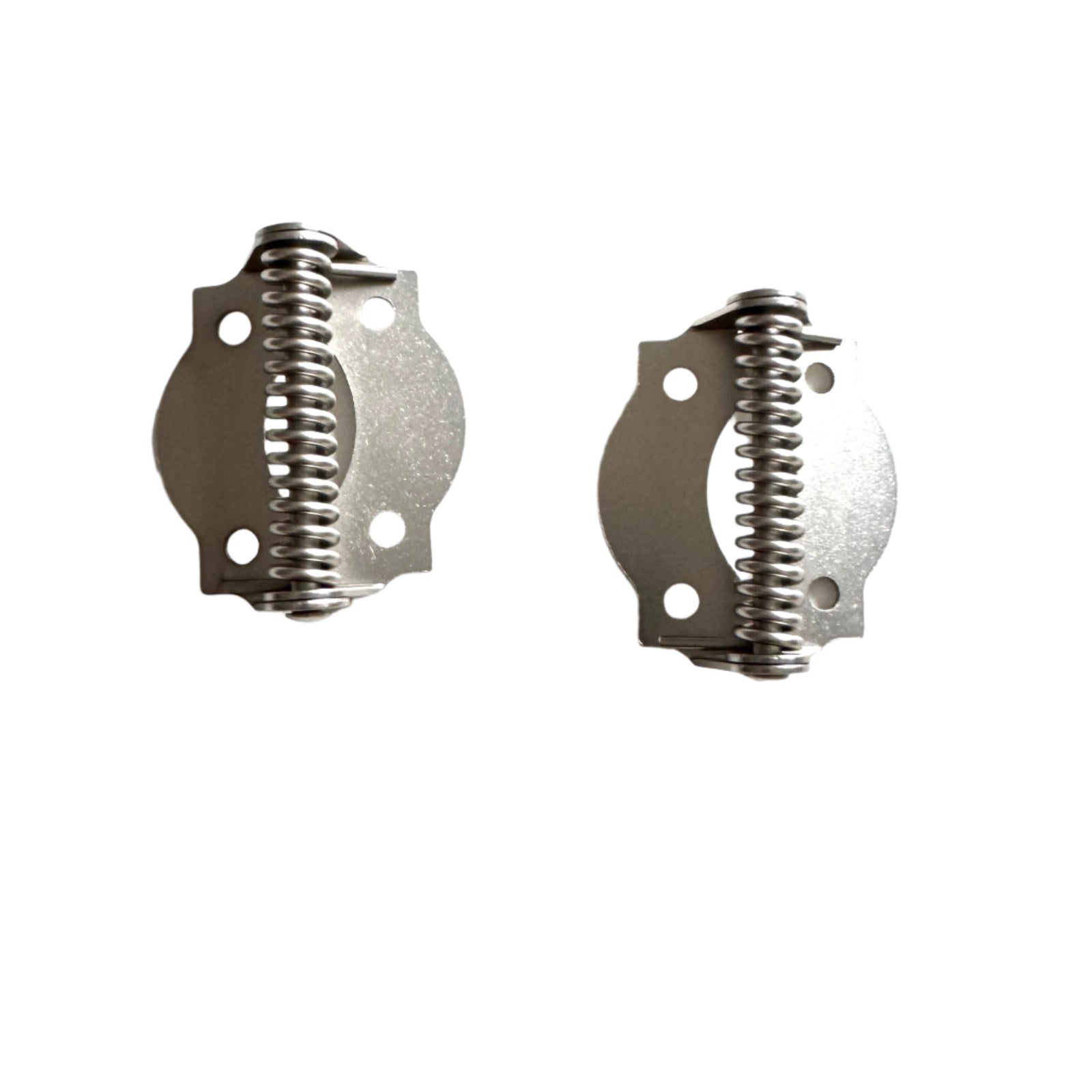 Brushed Nickel Finished Steel Spring-Loaded Screen Door Hinges - Purdy Hardware - Door Hardware