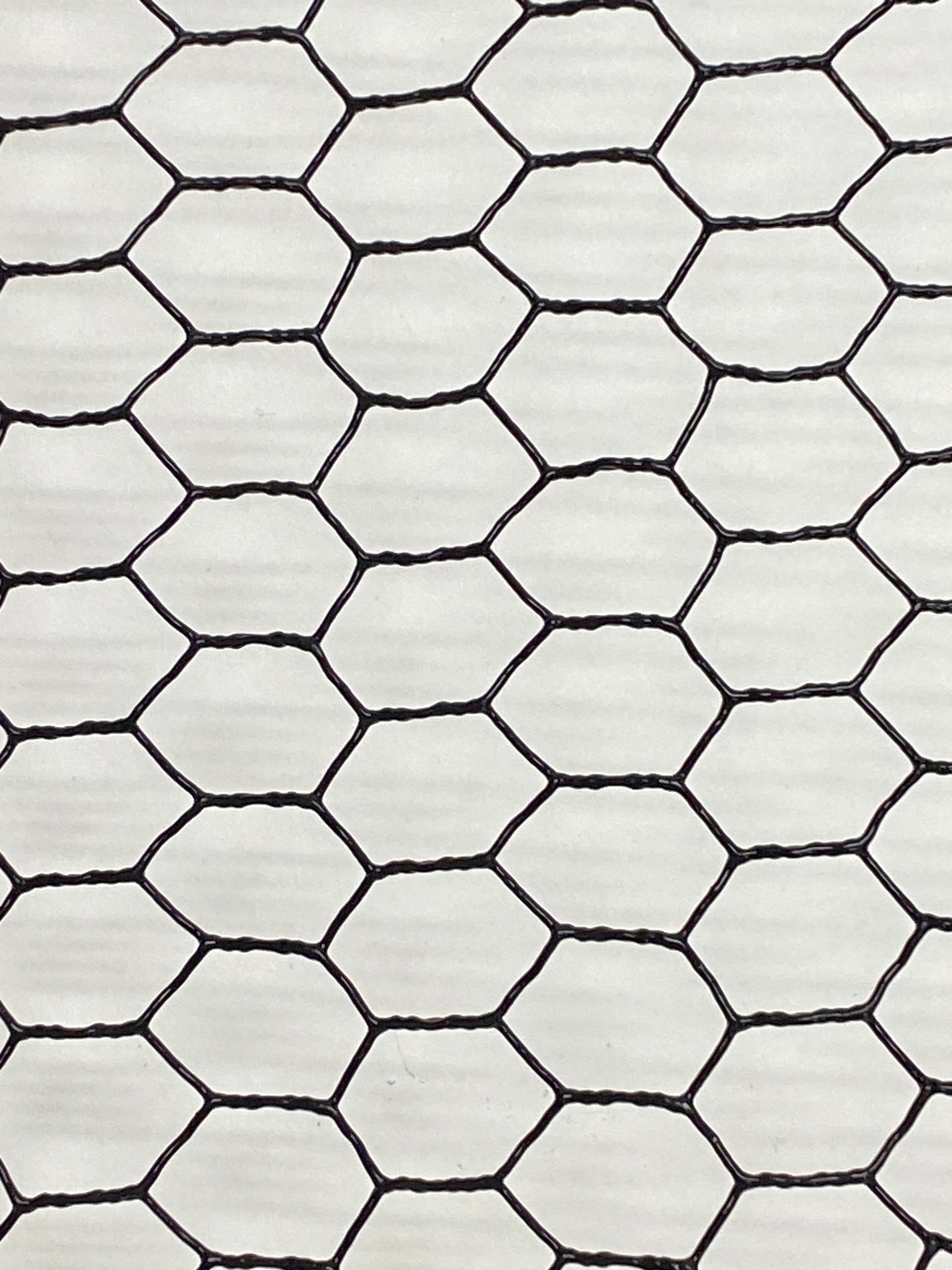 Wire Net Black Chicken 13" x 40" Sheet Galvanized Hexagonal Frame Chicken Wire Mesh for DIY Craft Work Home Decor. - Purdy Hardware - Wire Mesh