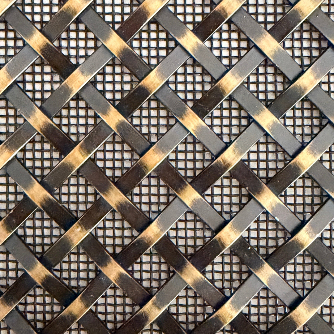 Black Powder Coating Decorative Wire Mesh Grille for Cabinet Doors