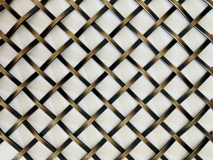 Wire Mesh Antique Brass Plated Furniture and Creative Grille Mesh RAB