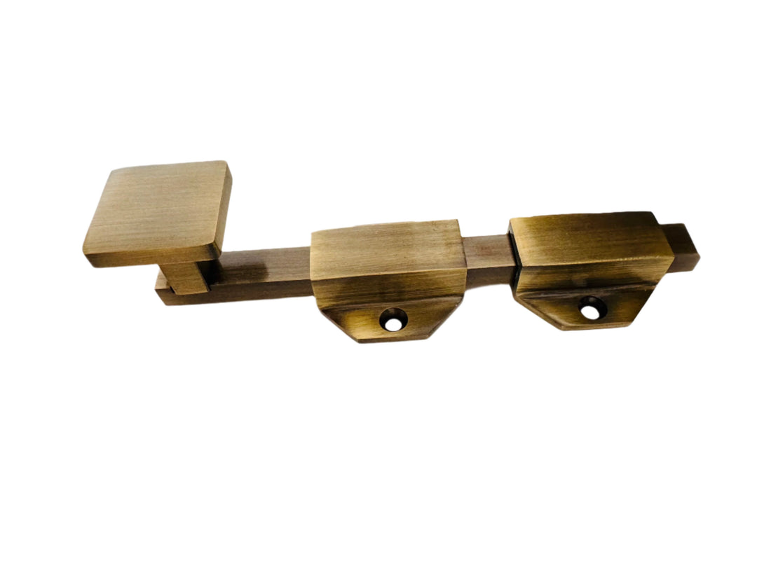 Modern Surface Bolt, HD, Solid Brass Antique Brass for French Door & Doors