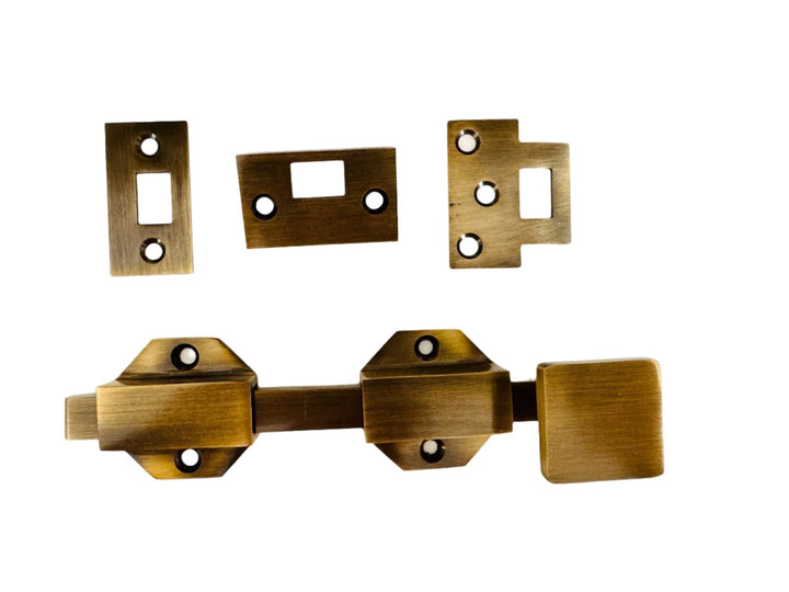 Modern Surface Bolt, HD, Solid Brass Antique Brass for French Door & Doors