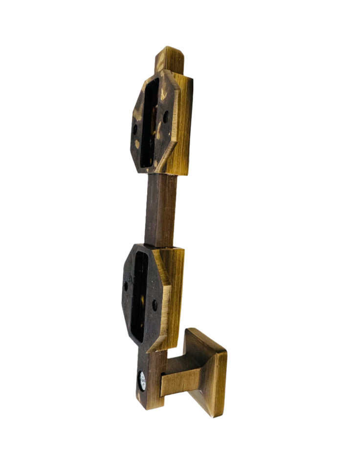 Modern Surface Bolt, HD, Solid Brass Antique Brass for French Door & Doors