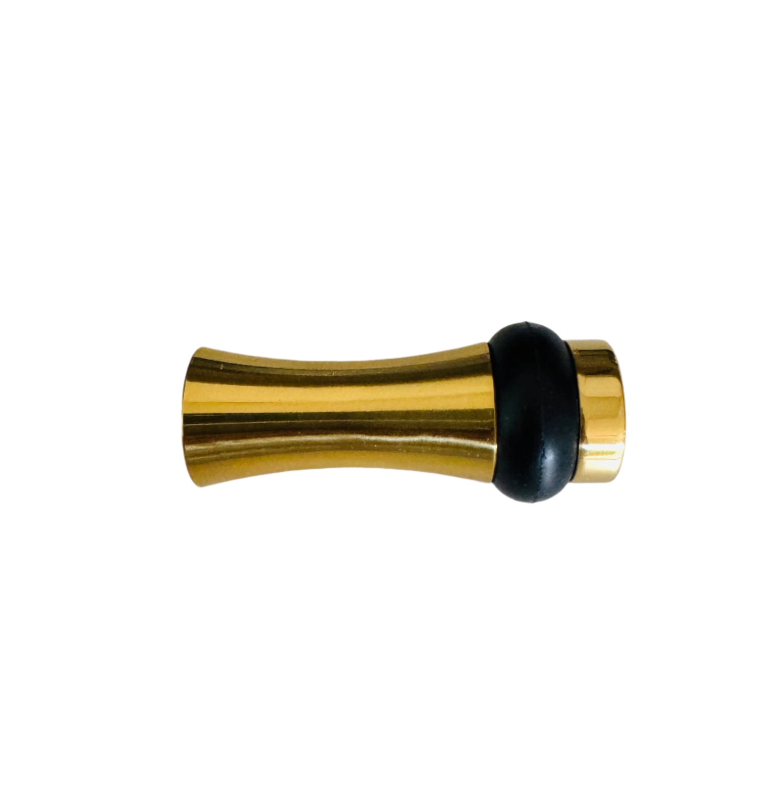 Polished Brass Round Dood Stopper 3-1/2" Decorative, Solid Brass. - Purdy Hardware - 
