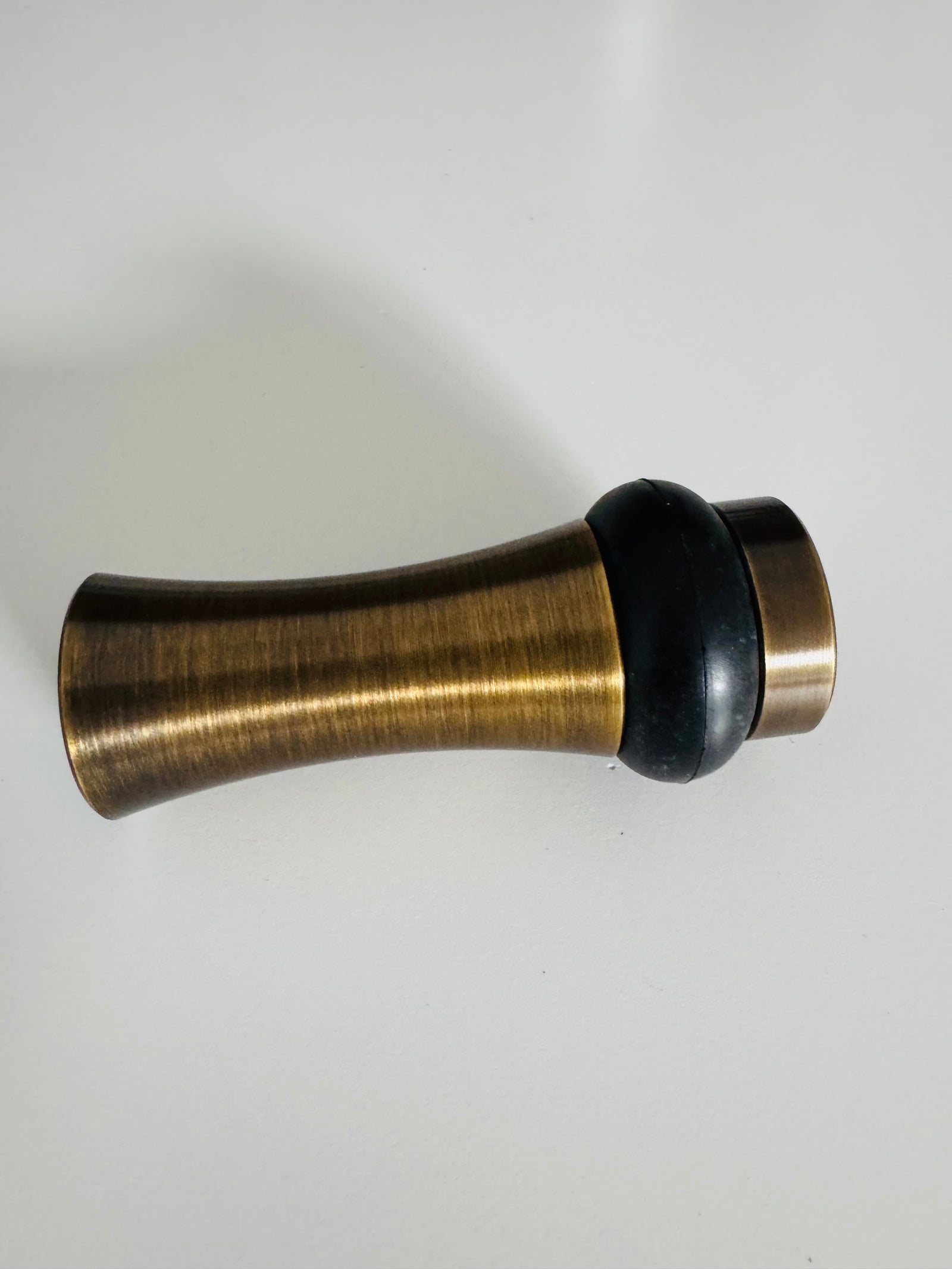 Antique Brass Round Dood Stopper 3-1/2" Decorative, Solid Brass. - Purdy Hardware - Door Stopper