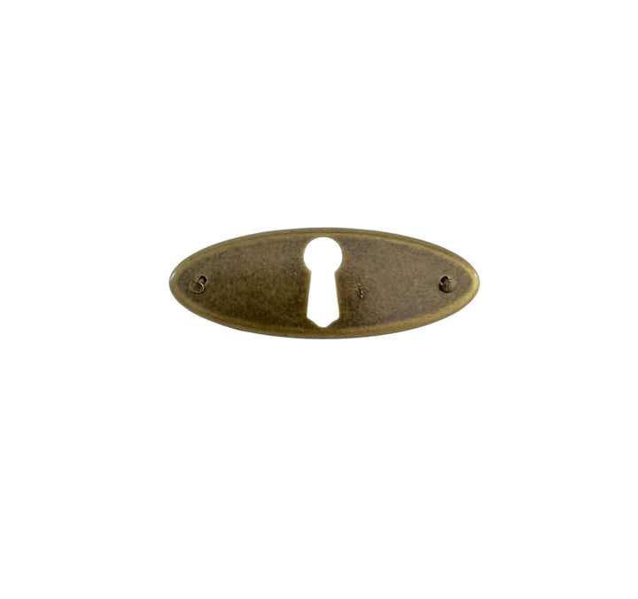 Horizontal Plate Escutcheon Antiques Cabinet Drawer Pull