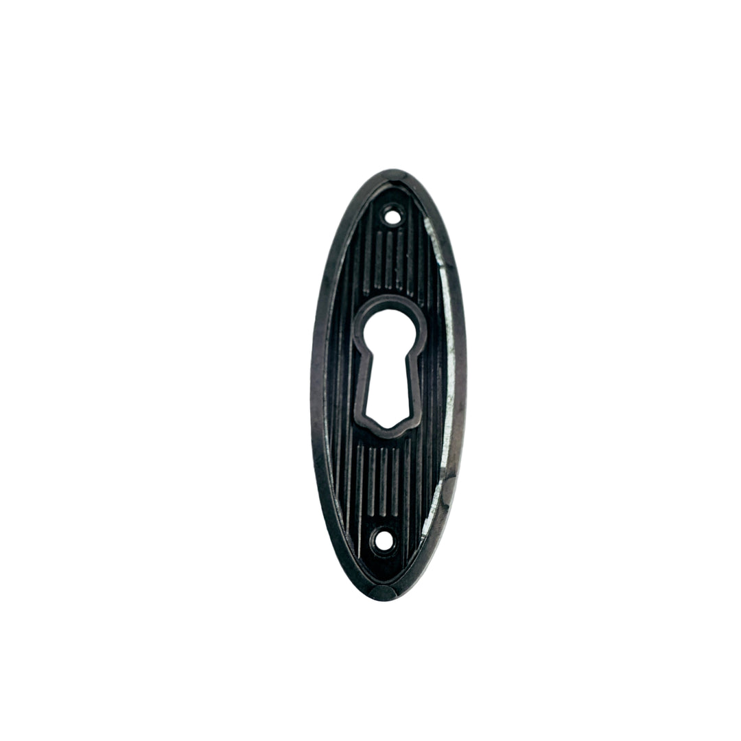 Oval Plate Escutcheon Escutcheon Antiques Cabinet Drawer Pull