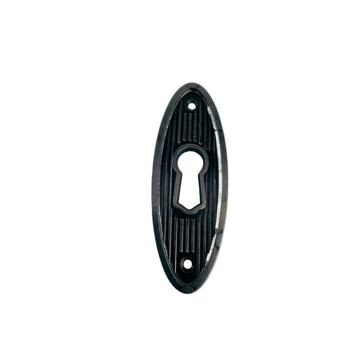 Oval Plate Escutcheon Escutcheon Antiques Cabinet Drawer Pull