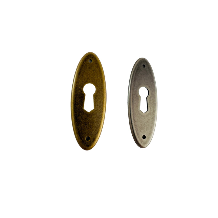 Oval Plate Escutcheon Escutcheon Antiques Cabinet Drawer Pull
