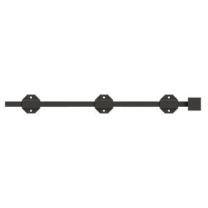 Oil Rubbed Bronze Modern Surface Bolt Solid Brass for French Door & Doors