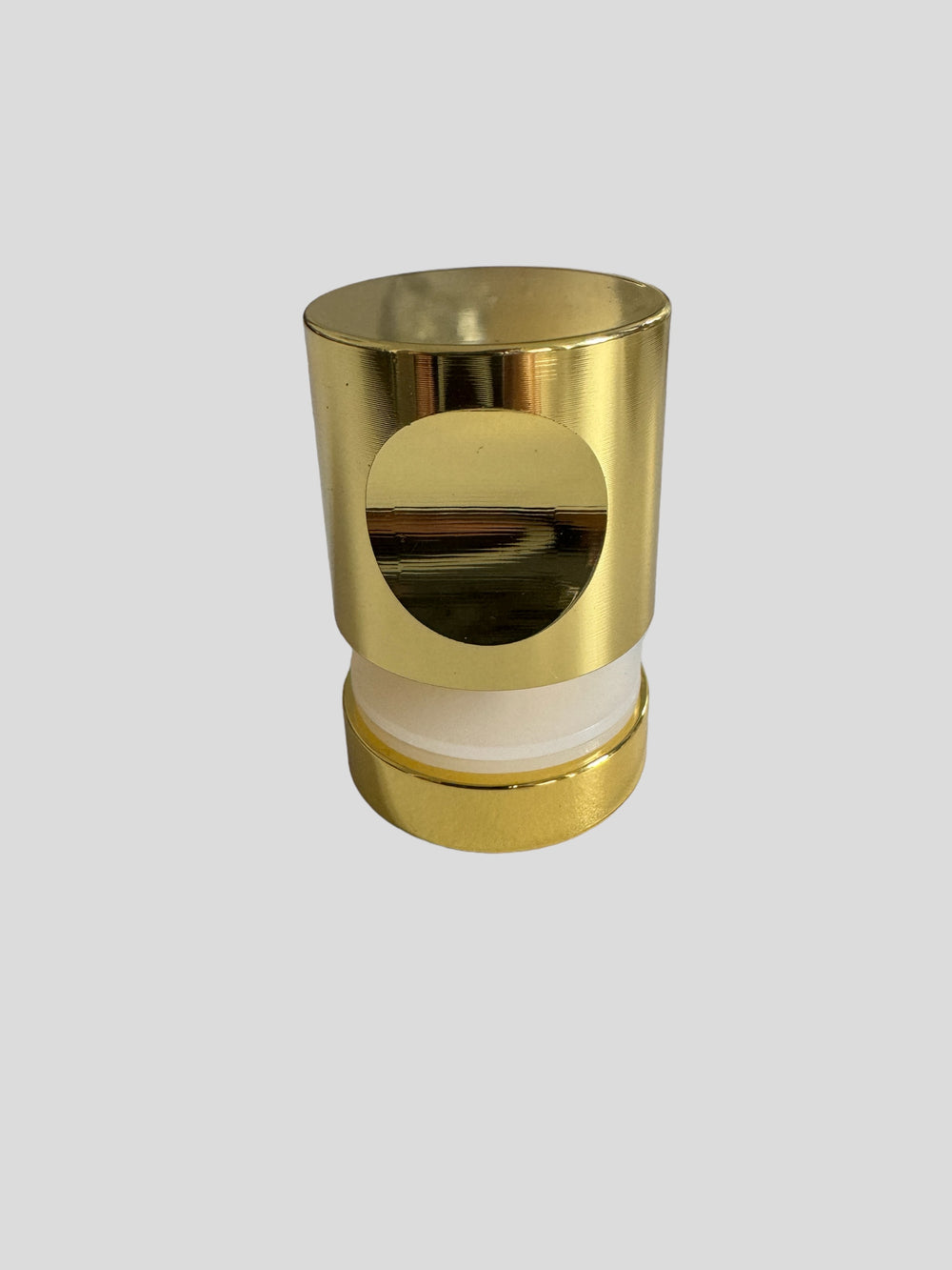 Glass Door Single Hole Gold Finished Shower Knob - Purdy Hardware - 