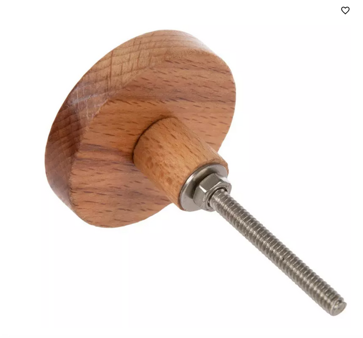 Rattan & Wood  "Marge" Cabinet Knob Drawer Pull - Purdy Hardware - Knobs