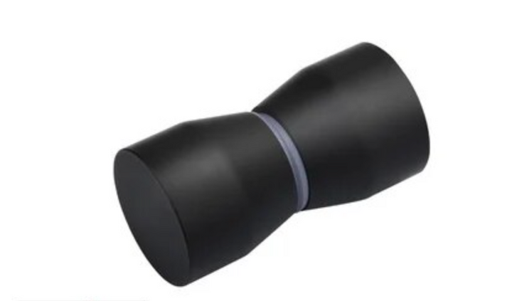 Glass Door Single Hole Knob Black Coated Cabinet Knob - Purdy Hardware - 