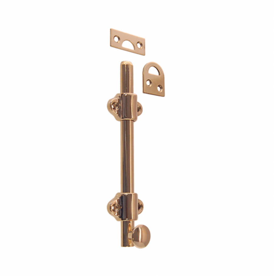Unlacquered Brass Surface Bolt for Windows, French Windows & Doors - Purdy Hardware - Hooks