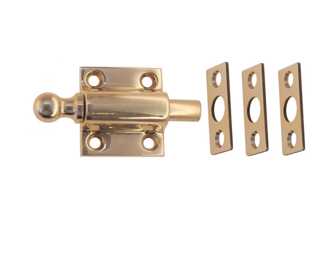 Sash ventilating bolt | Polished Brass