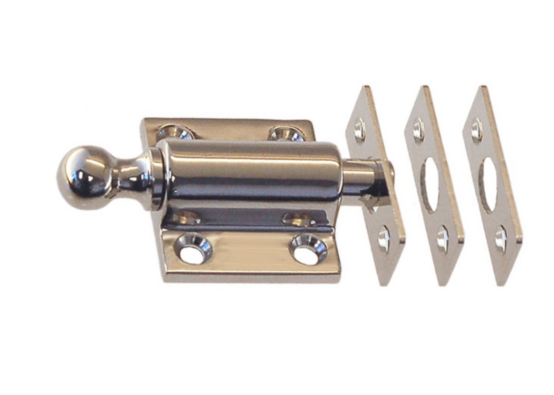 Sash ventilating bolt | Polished Nickel