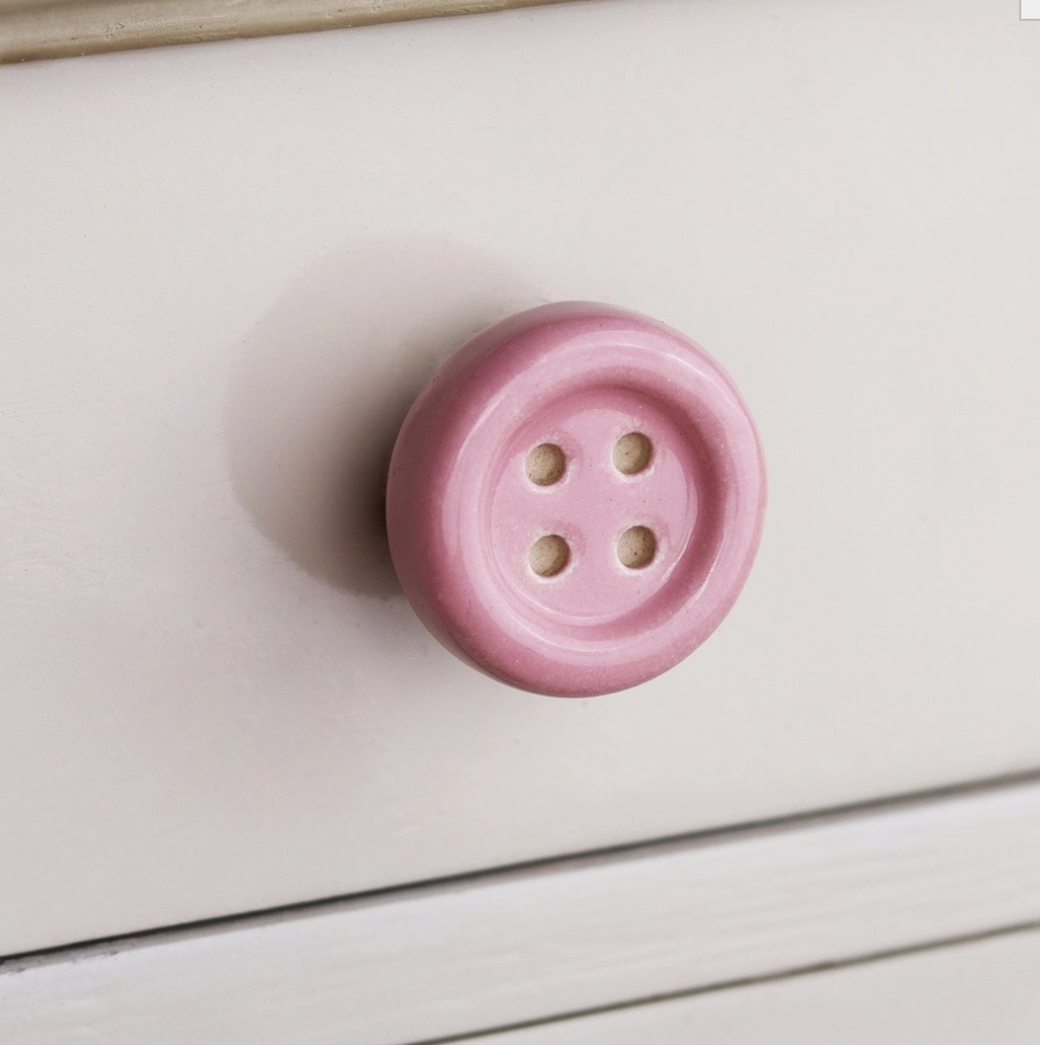 Ceramic Bottom "Kids" Cabinet Knob | Furniture and Cabinet Hardware