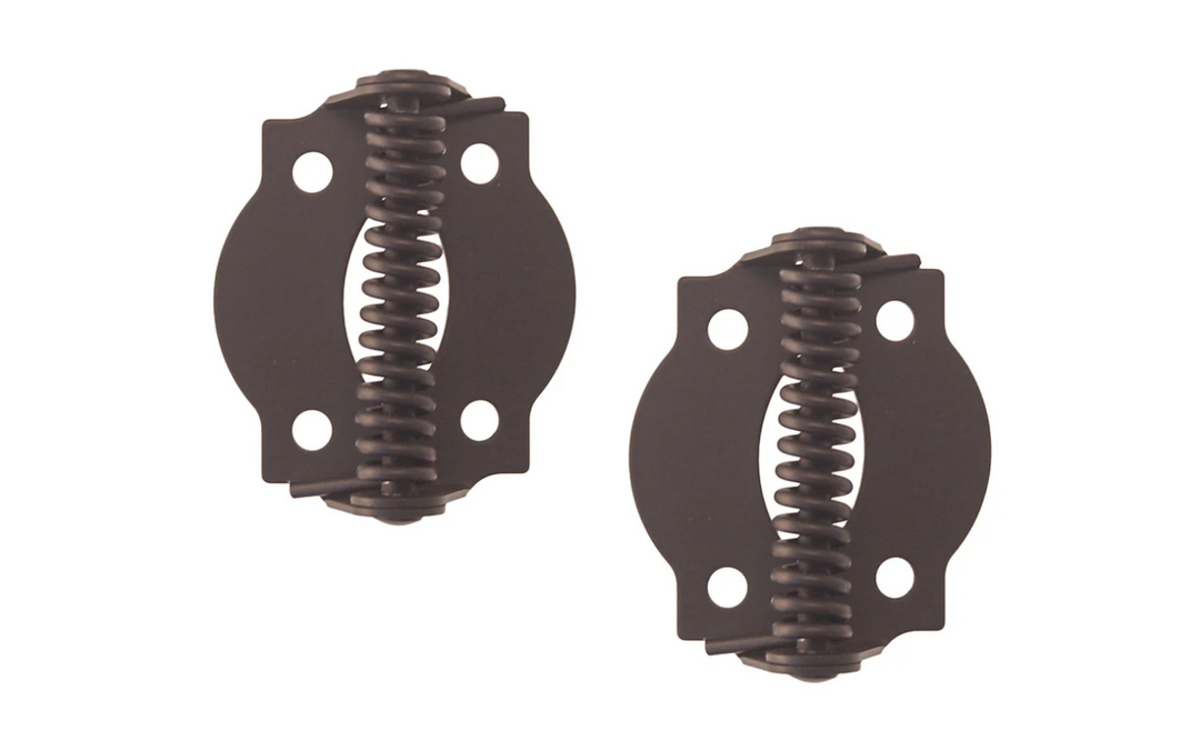 Oil-rubbed Bronze Finished Steel Spring-Loaded Screen Door Hinges