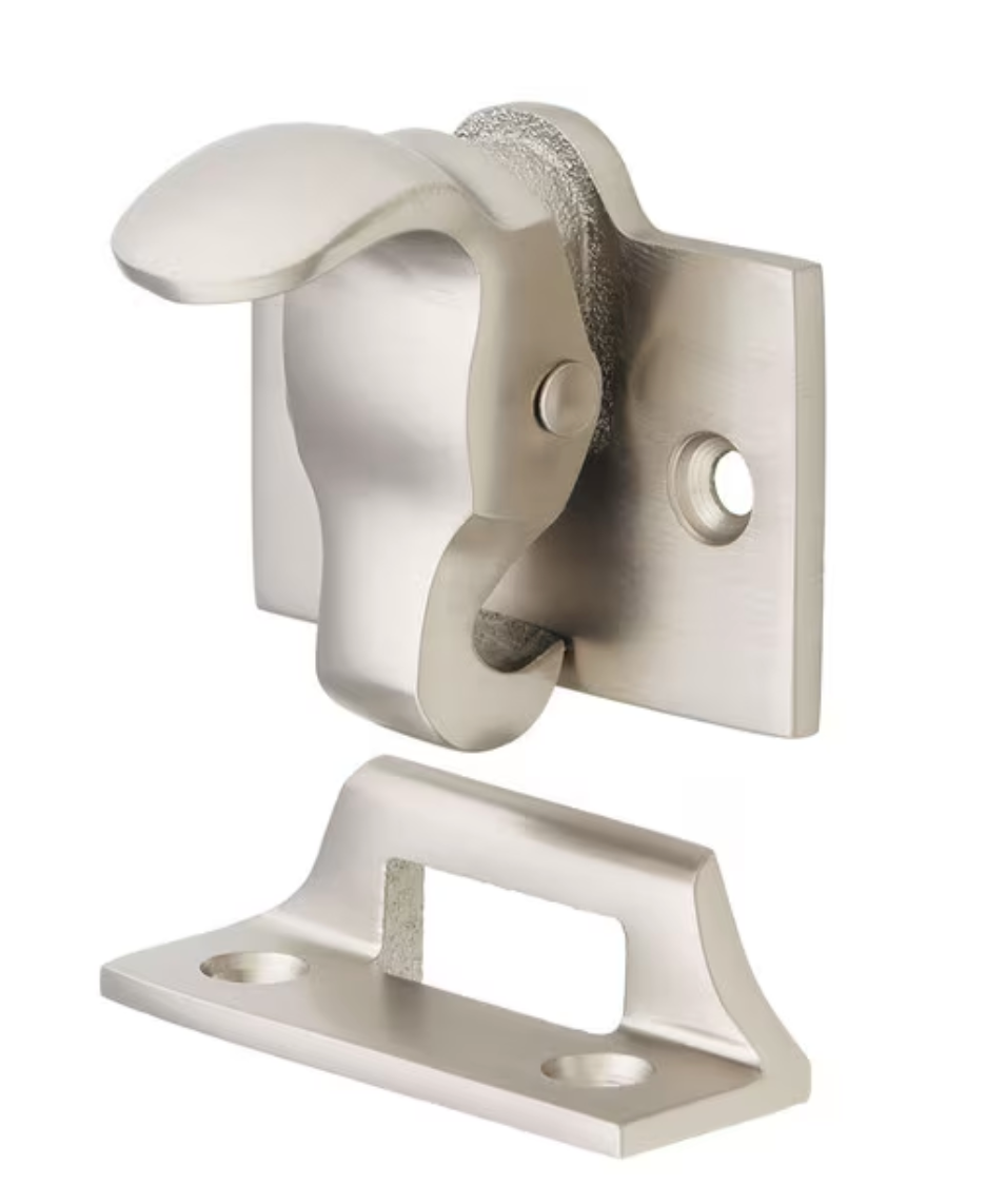 Brushed Nickel Sash Lock & Lift