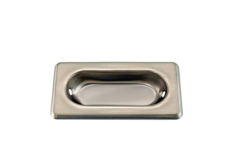 Brushed Nickel Recessed Sash Window Lift | Brass Window Accessories ...