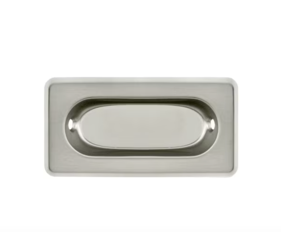 Brushed Nickel Recessed Sash Window Lift | Brass Window Accessories - Purdy Hardware - Recessed Sash Window Lift