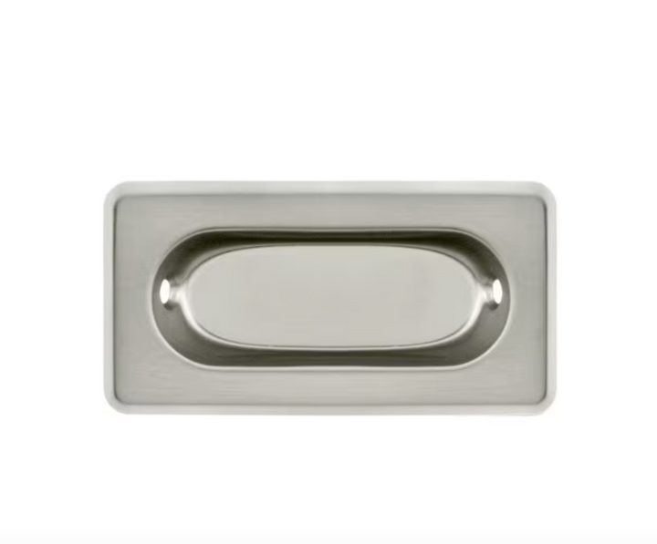 Brushed Nickel Recessed Sash Window Lift | Brass Window Accessories