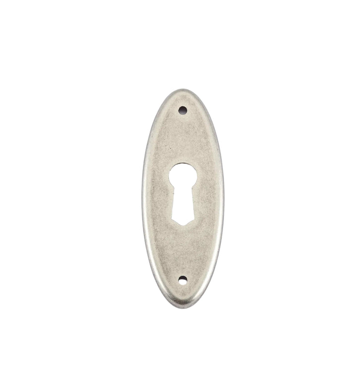 Oval Plate Escutcheon Escutcheon Antiques Cabinet Drawer Pull