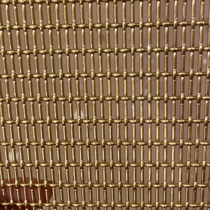 Wire Mesh Brass Architectural Woven Satin Brass Creative Grille B002SB