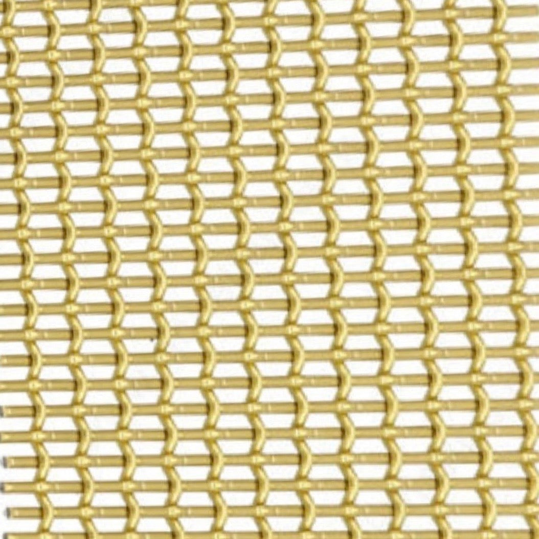 Wire Mesh Brass Architectural Woven Satin Brass Creative Grille B002SB