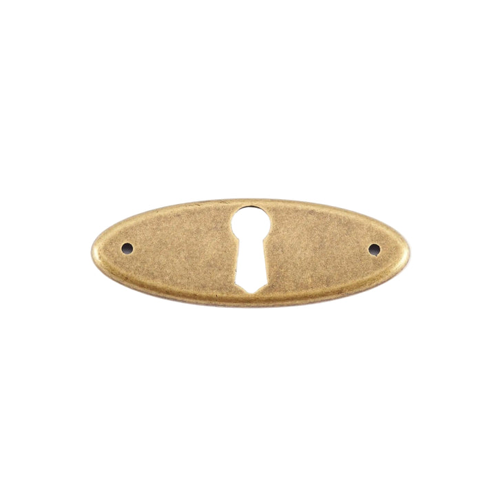 Horizontal Plate Escutcheon Antiques Cabinet Drawer Pull