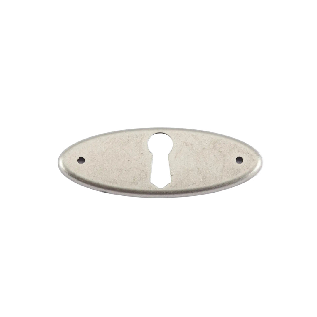 Horizontal Plate Escutcheon Antiques Cabinet Drawer Pull