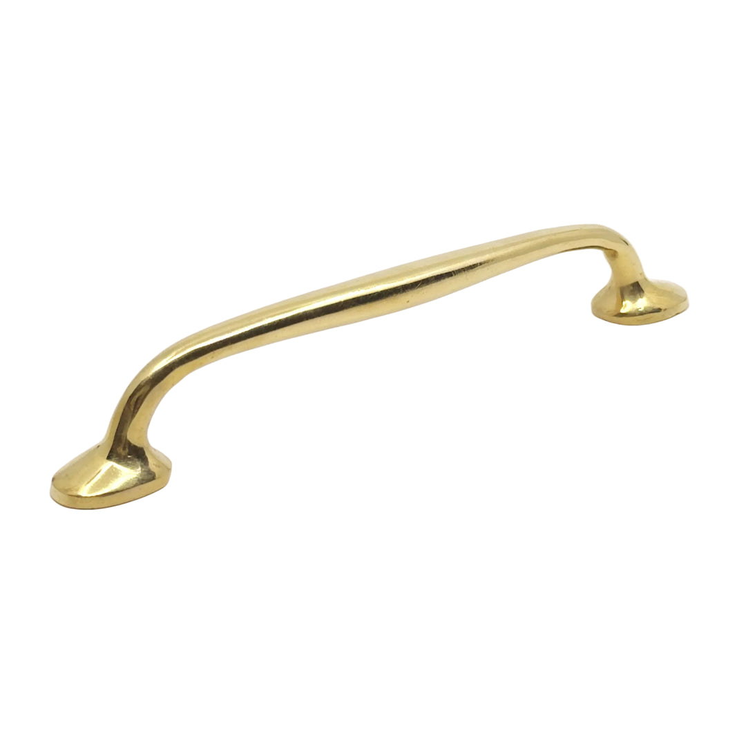 Handmade Solid Brass Cabinet Pull Handle – Golden Finish