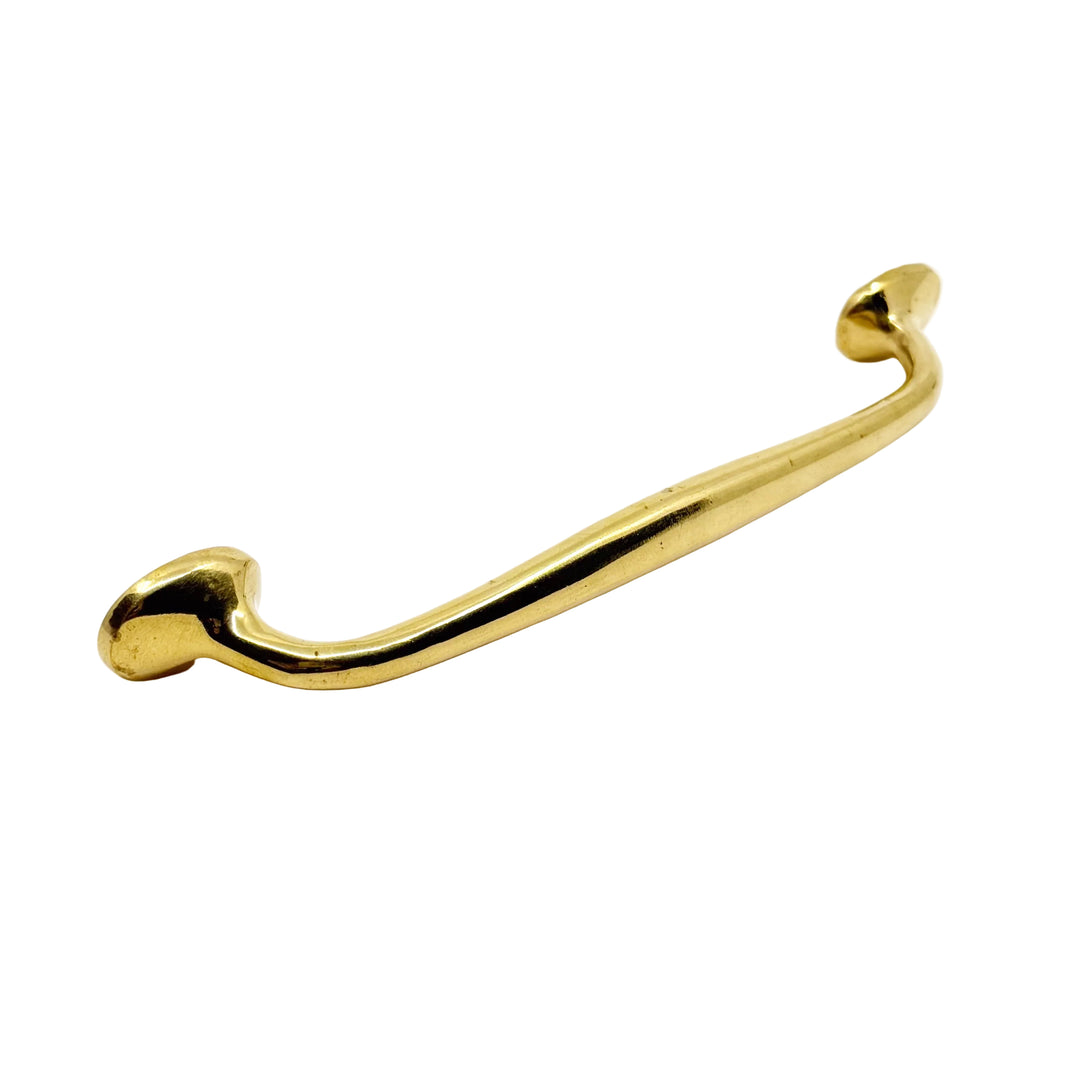 Handmade Solid Brass Cabinet Pull Handle – Golden Finish