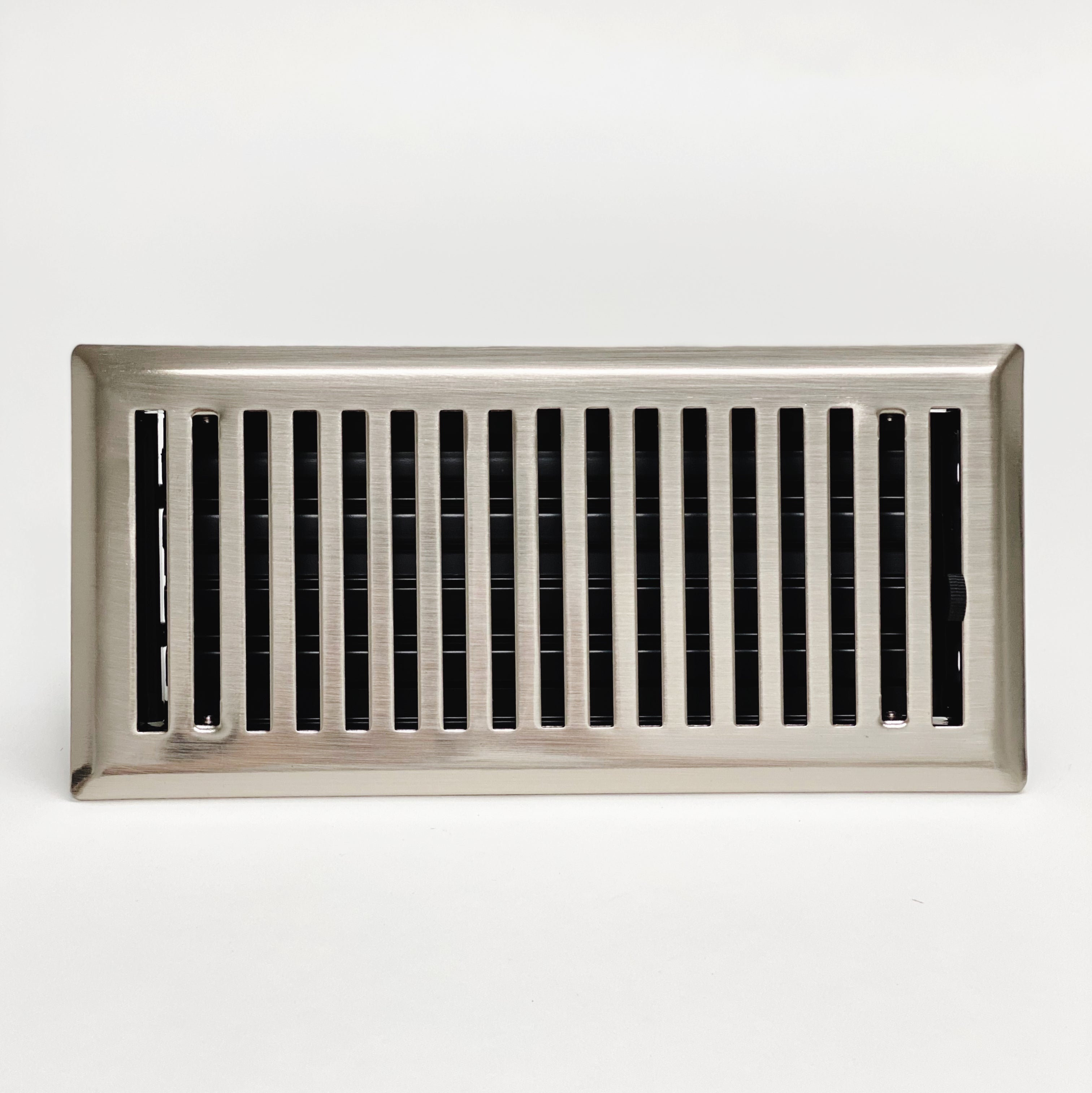 Metal Register Form Decorative Brushed Nickel