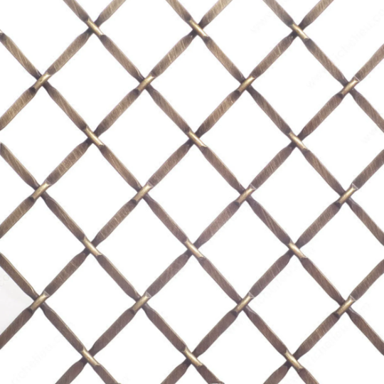 Wire Mesh Burnished Brass Architectural Woven  Furniture and Creative Grille Mesh - Purdy Hardware - Wire Mesh