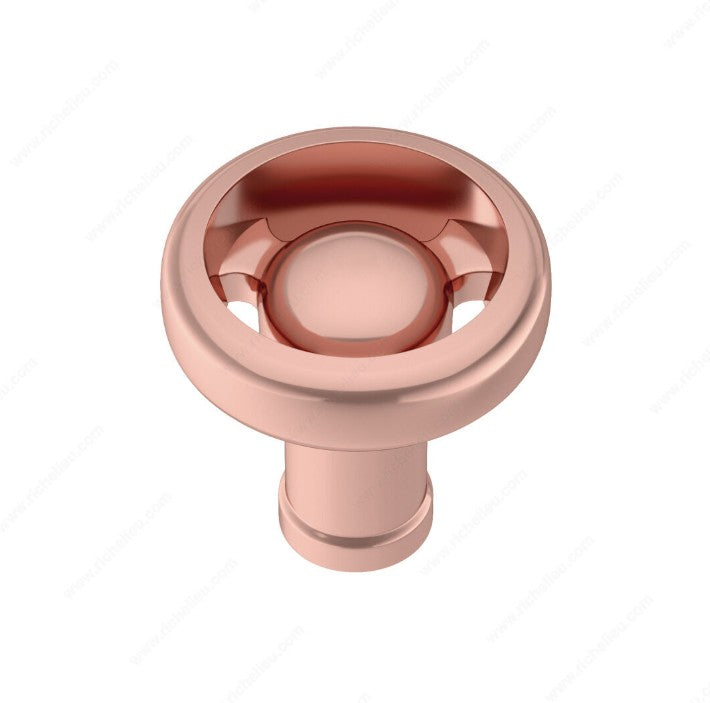 Polished Copper "Eklektikos" Pipe  Cabinet Knob &amp; Drawer Pull