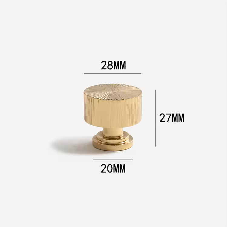 T Bars Vertical Lines Solid Brass Knobs and Handles