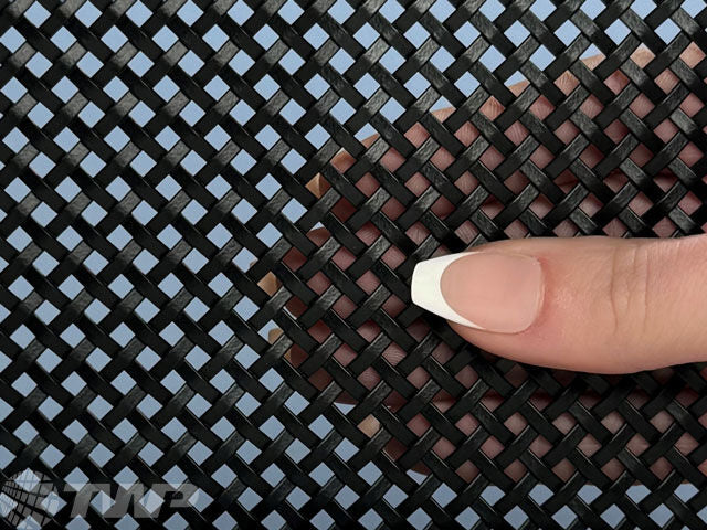 Wire Mesh Black Powder Coat Finished Architectural Woven Furniture and Creative Grille Mesh NASHBK