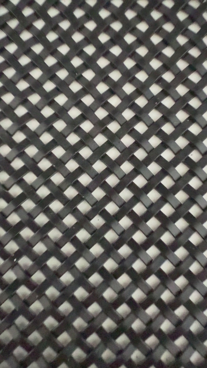 Wire Mesh Black Powder Coat Finished Architectural Woven Furniture and Creative Grille Mesh NASHBK