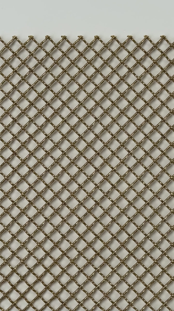 Wire Mesh Brass Architectural Woven Furniture and Creative Grille Mesh SR