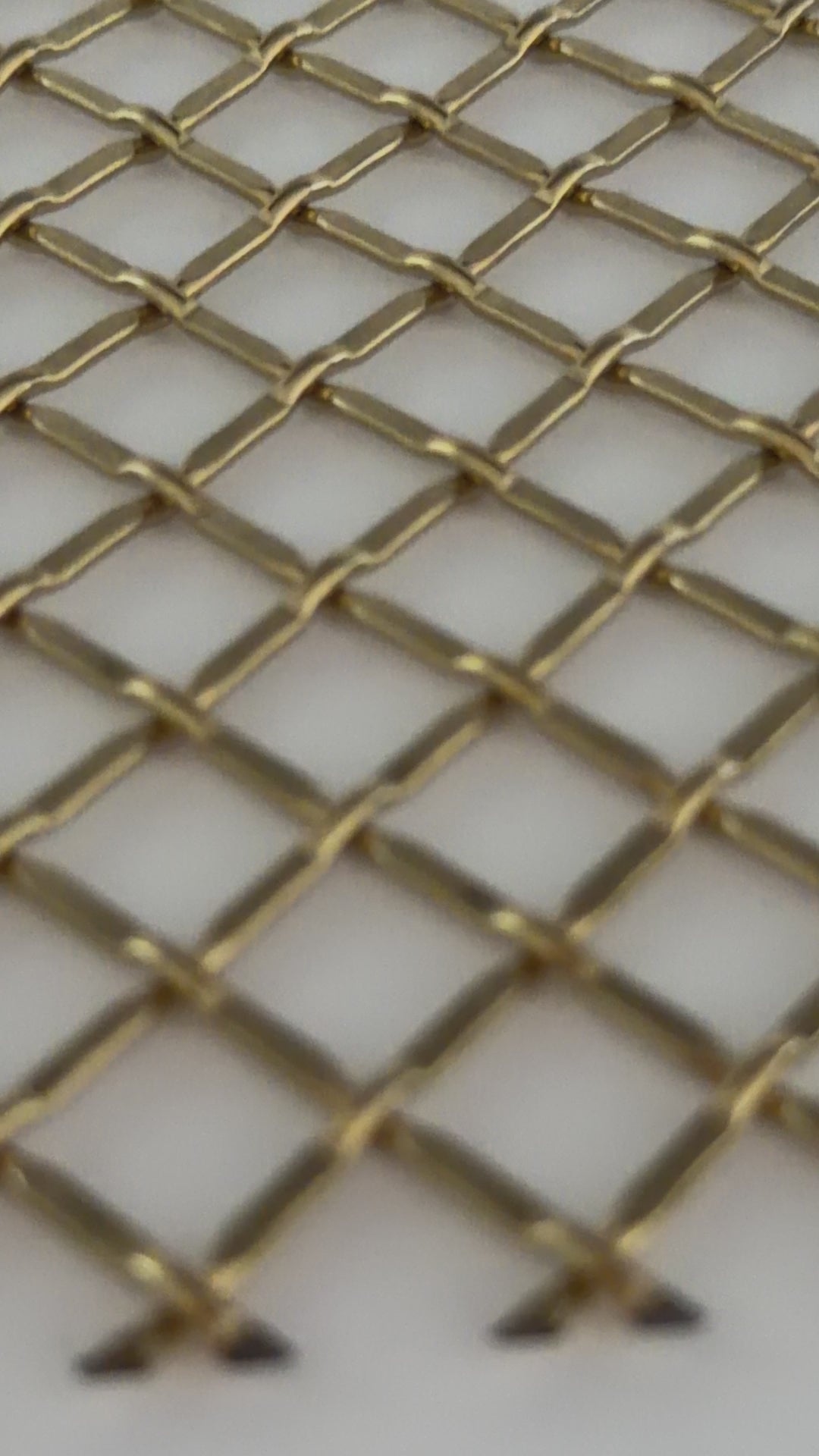 Wire Mesh Brass "OBS" Furniture and Creative Grille Mesh