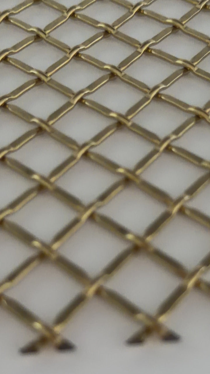 Wire Mesh Brass "OBS" Furniture and Creative Grille Mesh