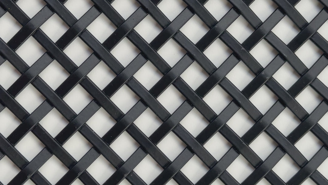Wire Mesh Black Coated Architectural Woven Furniture and Creative Grille Mesh TBK