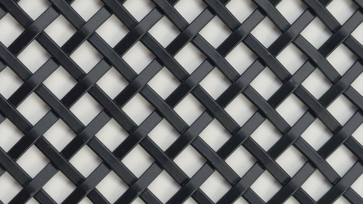 Wire Mesh Black Coated Architectural Woven Furniture and Creative Grille Mesh TBK